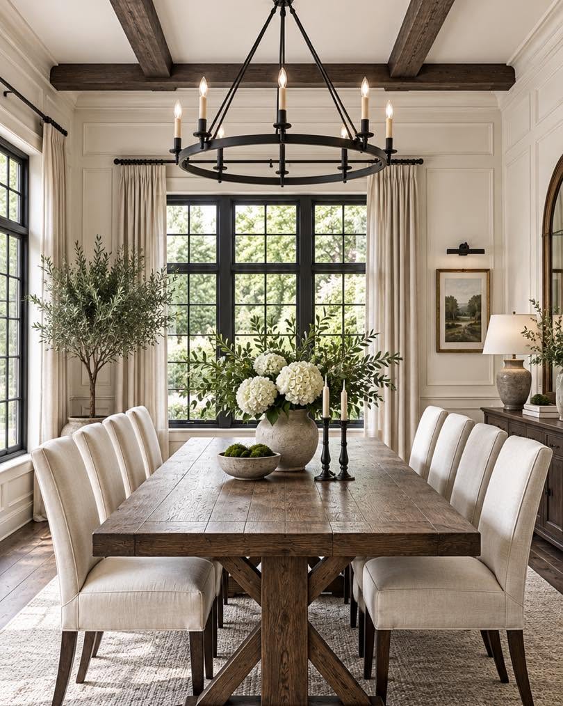 Elegant dining room