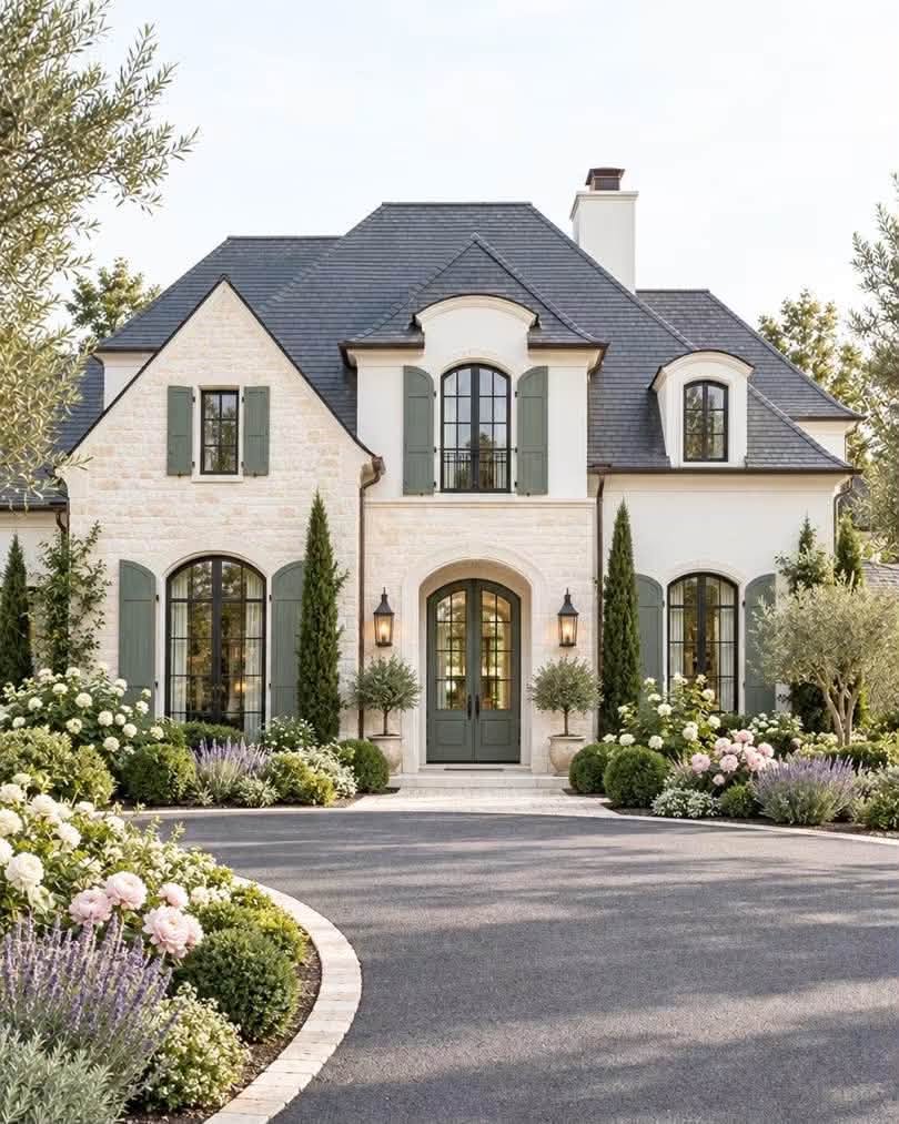 Classic elegant home exterior